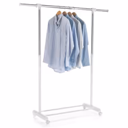 Le portant sur roulettes Sala ... est idé al comme accessoire complé mentaire pour le rangement de vos vê tements. Vous pouve ...