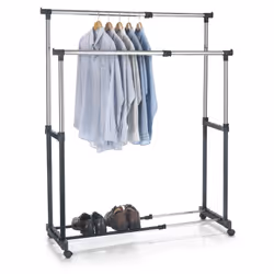 Le portant sur roulettes Casa ... est idé al comme accessoire complé mentaire pour le rangement de vos vê tements. Vous pouve ...