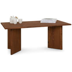 Idimex - Table basse mesa, en pin massif - Brun foncé