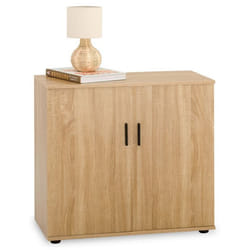 Meuble à chaussures AXEL avec 5 niveaux MDF 55 x 110 x 35 cm capacité de 20 à 25 paires étagère à chaussures coloris chêne