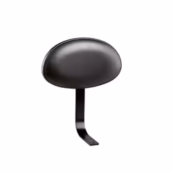 König &amp; Meyer 14032-000-55, Dossier rembourré, Noir, Simili-cuir, Acier inoxydable, 440 mm, 2 kg, 1 pièce(s)