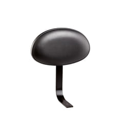 König & Meyer 14032-000-55 coussin dorsal Noir Simili-cuir, Acier inoxydable Dossier rembourré