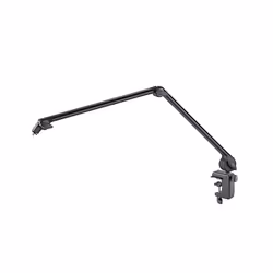 König & Meyer 23865, Pied de micro pour bureau, Support pour bureau, Noir, Aluminium, Acier, 3/8", 1,2 kg