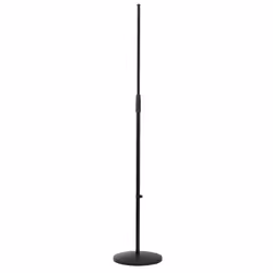König &amp; Meyer 26010-300-55, Pied de micro, Base arrondie, Noir, Acier, Acier, 3/8"