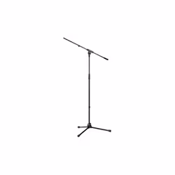 König & Meyer 21060-300-55, Pied de micro droit, Base trépied, Noir, Acier, 3/8", 92,5 cm