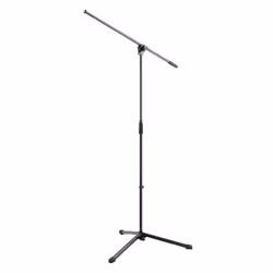 König &amp; Meyer 25400, Pied de micro, U-base, Noir, Acier, 3/8", 660 mm
