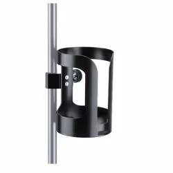 König & Meyer 16022-000-55, Porte-gobelet, Noir, Acier, 389 g