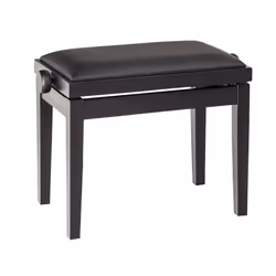 König & Meyer 13910, 1 personne(s), Siège rembourré, Noir, Simili-cuir, Noir, Bois