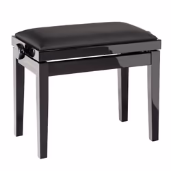 König & Meyer 13911, 1 personne(s), Siège rembourré, Noir, Velours, Noir, Bois