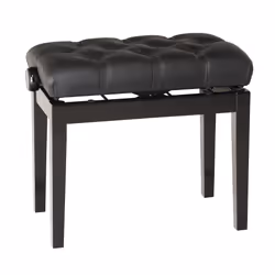 König & Meyer 13980, 1 personne(s), Siège rembourré, Noir, Simili-cuir, Noir, Bois