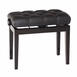 König & Meyer 13981, 1 personne(s), Siège rembourré, Noir, Cuir, Noir, Bois