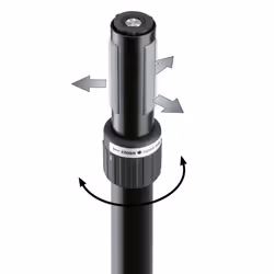 König & Meyer 21367-014-55 support de haut-parleurs Acier Noir