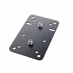 König &amp; Meyer 24352, Panneau d'adaptateur, Noir, König &amp; Meyer, Acier, 150 mm, 95 mm