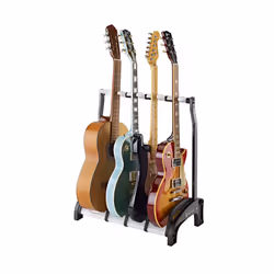 König & Meyer 17534-016-00 trépied et support pour instruments de musique Guitare Noir