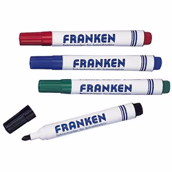 Franken Z1903, 4 pièce(s), Noir, Bleu, Rouge, Noir, Bleu, Rouge, Rond, 2 mm, 6 mm