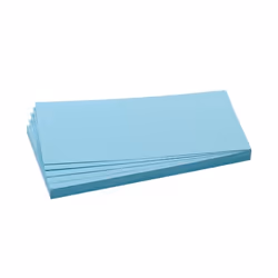 Franken UMZ 1020 18, Rectangle, Cyan, Papier, 95 mm, 205 mm, 500 feuilles
