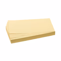 Franken UMZ 1020 04, Rectangle, Jaune, Papier, 95 mm, 205 mm, 500 feuilles