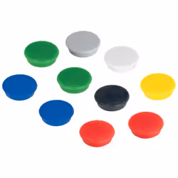 Franken HM20 99, Aimant de tableau blanc, Multicolore, Mur, 24 mm, 24 mm, 7 mm