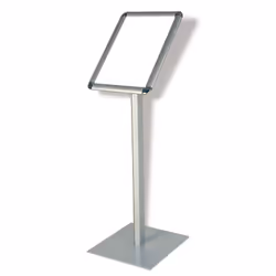 Franken BS0901, Stand d'information, A4, Aluminium, Argent, verticale, 800 mm