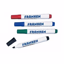 Franken Z2203, 4 pièce(s), Noir, Bleu, Vert, Rouge, Blanc, Plastique, Tube, 2 mm