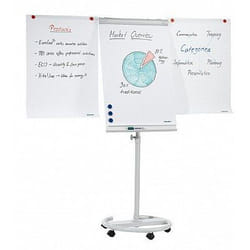 Franken F2400/N tableau magnétique & accessoires Acier laqué Blanc