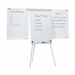 Franken EL-FC22 chevalet de conférence et accessoires Autonome 680 x 1050 mm Plastique Gris, Blanc