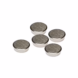 Franken HM25CR/5, Aimant de tableau blanc, Chrome, 25 mm, 25 mm, 28 mm, 130 mm