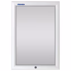 Franken BS1903, Aluminium, Argent, Mat, Mur, Rectangulaire, 482 mm