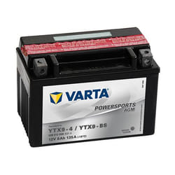 Varta Black Dynamic Powersports AGM YTX9-BS batterie de véhicule Mat de verre absorbé 8 Ah 12 V 135 A Moto