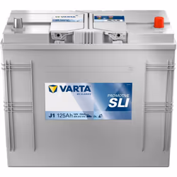 Batterie de démarrage de tracteur / tractopelle, livrée prête à l'emploi. Tension : 12V Capacité : 125Ah Intensité de démarra ...