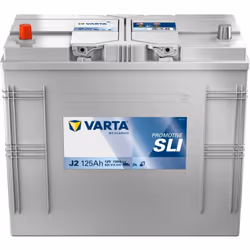 Batterie de démarrage de tracteur / tractopelle, livrée prête à l'emploi. Tension : 12V Capacité : 125Ah Intensité de démarra ...