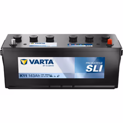 Batterie de démarrage de tracteur / tractopelle, livrée prête à l'emploi. Tension : 12V Capacité : 143Ah Intensité de démarra ...