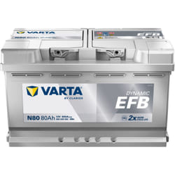 Varta - Batterie de démarrage Blue Dynamic L4 efb N80 12V 80Ah / 800A 580500073