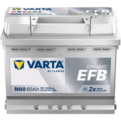 Batterie Varta Blue Dynamic EFB N60 12v 60ah 640A 560 500 064 L2D