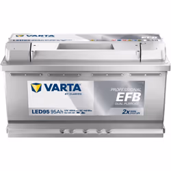 TYPE: LED95 / LED 95 (nouvelle version LFD90) TECHNOLOGIE: EFB TENSION: 12V CAPACITE:95Ah INTENSITE: 850A DIMENSION: 353x175x ...