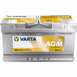 Batterie de démarrage Varta Silver Dynamic L5 A5 12V 95Ah / 850A 595901085