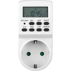 TS Electronic 45-19801 minuteur électrique Blanc Programmateur journalier/hebdomadaire