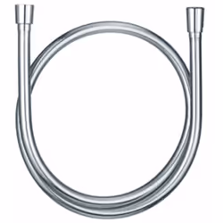 Flexible de douche SUPARAFLEX SILVER avec effet métallique avec écrous coniques système anti-torsion à chaque extrémité racco ...