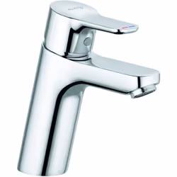 KLUDI PURE&EASY 1 x Mitigeur monocommande pour lavabo 100 DN 15 Levier fermé Sans garniture de vidage Montage monotrou Hauteu ...