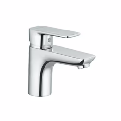 Mitigeur de lavabo montage monotrou hauteur du mitigeur 135 mm débit 7 l/min pour une pression de 3 bar mousseur M 24x1 carto ...