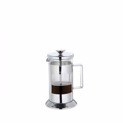 Cilio Laura, Presse française, 0,35 L, Acier inoxydable, Transparent, Verre, Acier inoxydable, 3 tasses, 90 mm