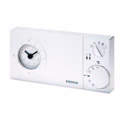 Eberle easy 3 sw, Blanc, IP30, 5 - 30 °C, °C, Analogique, Secteur