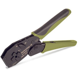 Wago 206-216 Pince à sertir Noir, Vert