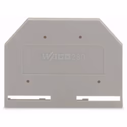 Wago 280-301, Cache de bornier, Gris, 2,5 mm, 40 mm, 30,5 mm, 1,881 g