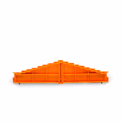 Wago 727-107, Cache de bornier, 1 pièce(s), Orange, 7,62 mm, 226 mm, 58,3 mm