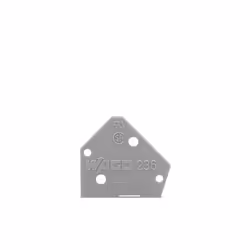 Wago 236-400, Cache de bornier, Gris, 1 mm, 14 mm, 13 mm, 0,148 g