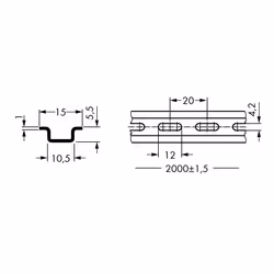 Wago 210-111 kit de support