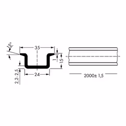 Wago 210-118 kit de support