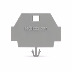 Wago 260-371, Cache de bornier, 300 pièce(s), Gris, 3 mm, 25 mm, 17 mm
