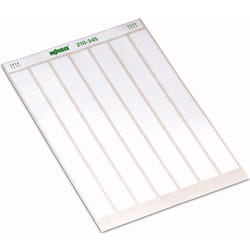 Wago 210-345 étiquette auto-collante Rectangle aux angles arrondis Blanc 150 pièce(s)